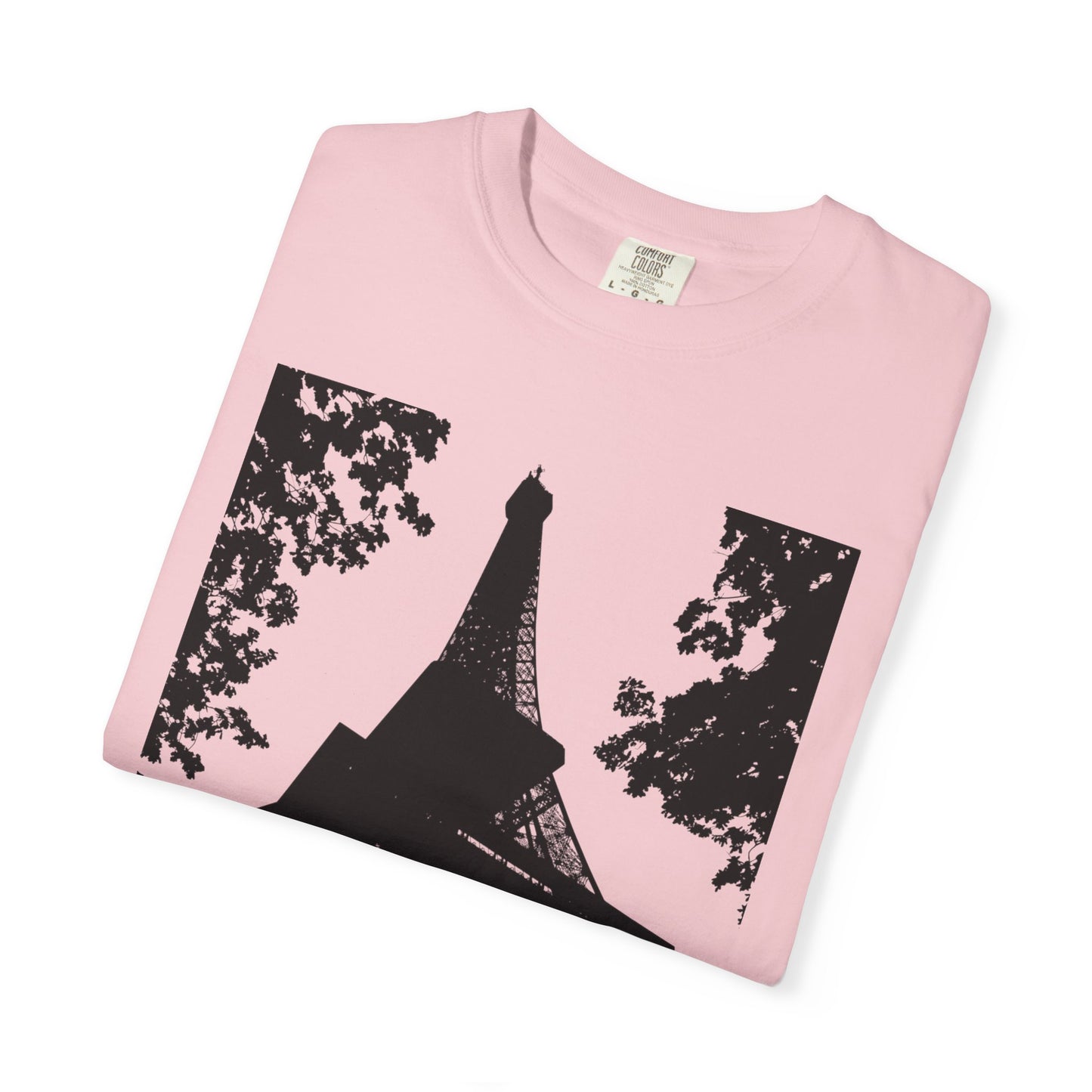 Eiffel Tower Unisex Garment-Dyed T-shirt