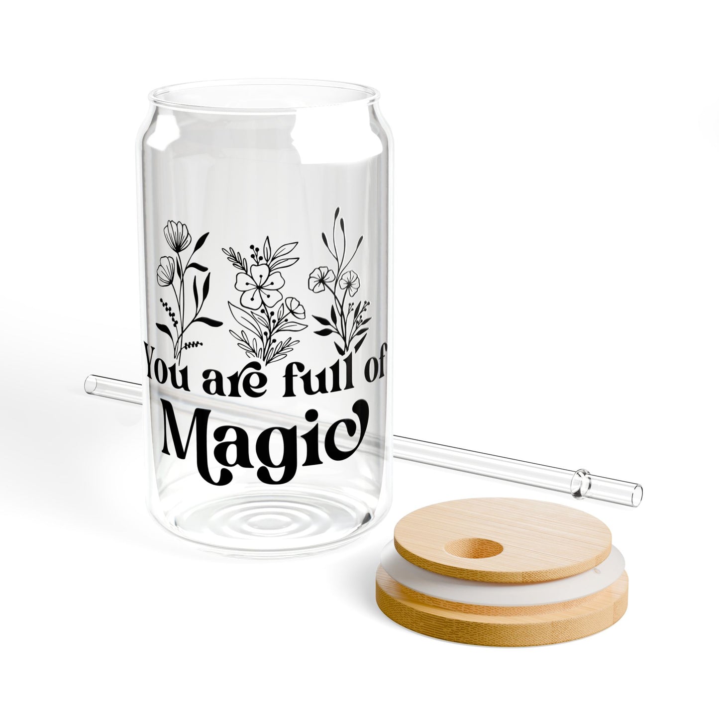 You Are Full Of Magic Sipper Glass, 16oz