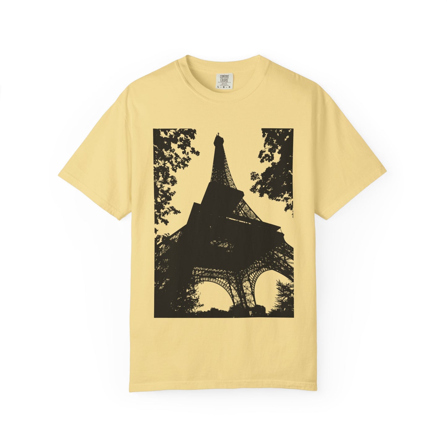 Eiffel Tower Unisex Garment-Dyed T-shirt