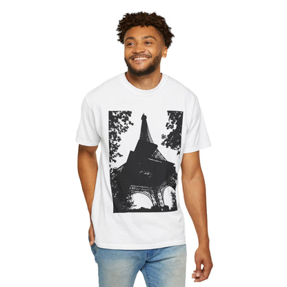 Eiffel Tower Unisex Garment-Dyed T-shirt
