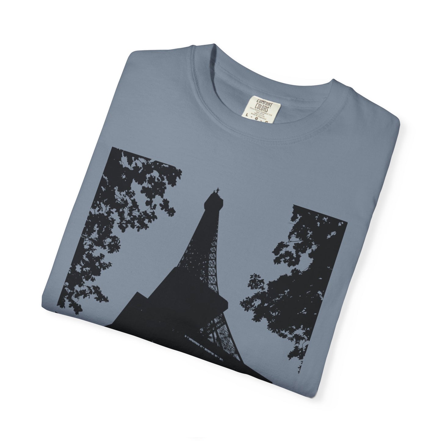 Eiffel Tower Unisex Garment-Dyed T-shirt