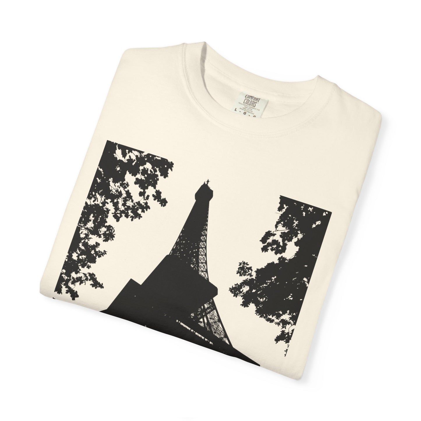 Eiffel Tower Unisex Garment-Dyed T-shirt
