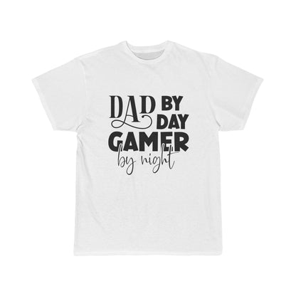 Dad by Day Gamer by Night Men's Short Sleeve Tee